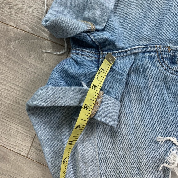 AEO Tomgirl Midi Jean Shorts - Picture 11 of 11